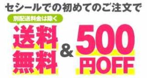 初回注文限定!送料無料または500円OFF