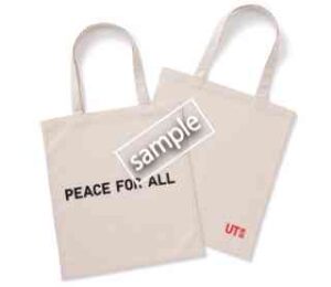 PEACE FOR ALL グラフィックTシャツ対象商品 2点以上購入でPEACE FOR ALL トートバッグ1点 プレゼント