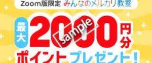 最大2000円分ポイントプレゼント